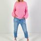 Pullover Modell "CloudSleeve" - rosa