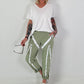 Hose mit Zipper-Details - khaki