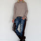 Rollkragenpullover - taupe