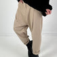 Baggy broek model "Effortless Ease" - licht camel