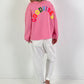 Sweatshirt model "Good Vibes" - pink
