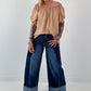 Carmen Tunika mit halben Arm  - camel