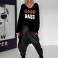 Oversized Pullover Good Days - schwarz