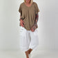 Light Textured T-Shirt - Taupe