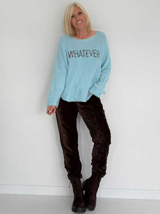 Soft Sweater Whatever - light blue