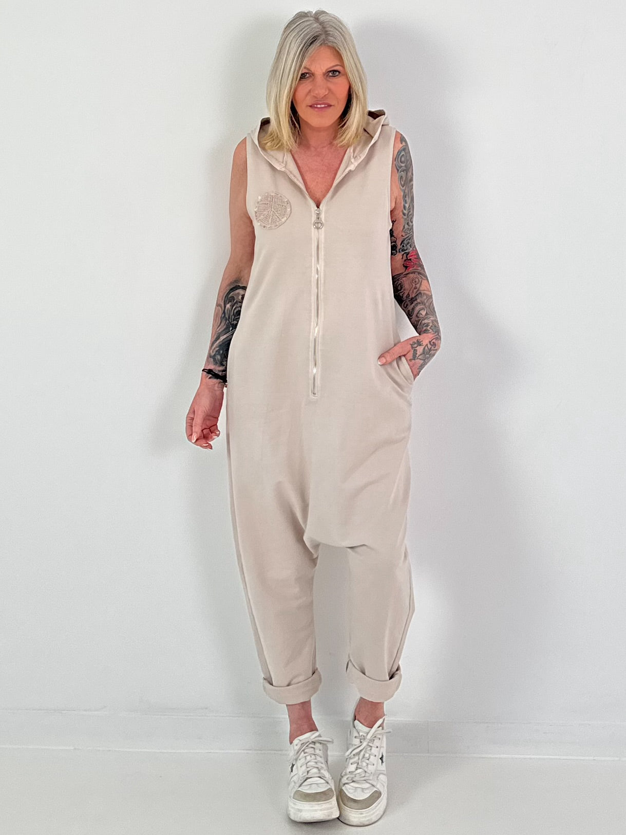 Jumpsuit Peace - beige