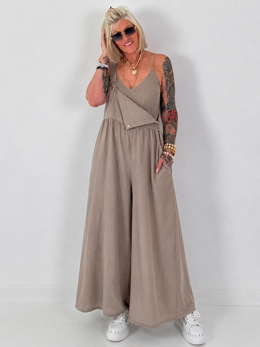 Feinstricktop - taupe