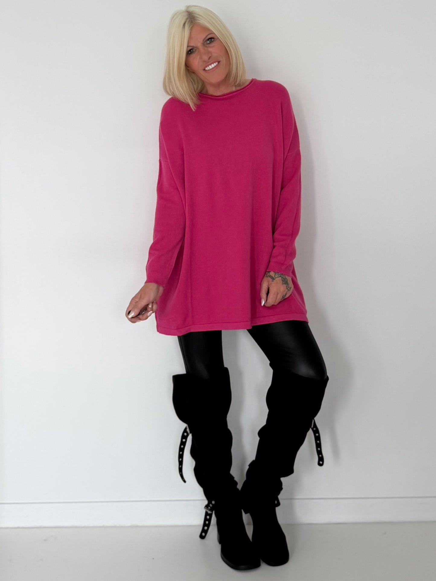 Longpullover - pink