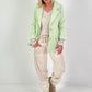 Bouclé Jacke - lindgrün