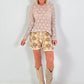 Crochet Shorts - beige-multicoloured