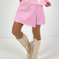 Skirt shorts model "Finetime" - pink