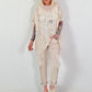 Netzshirt Don´t Overthink - beige