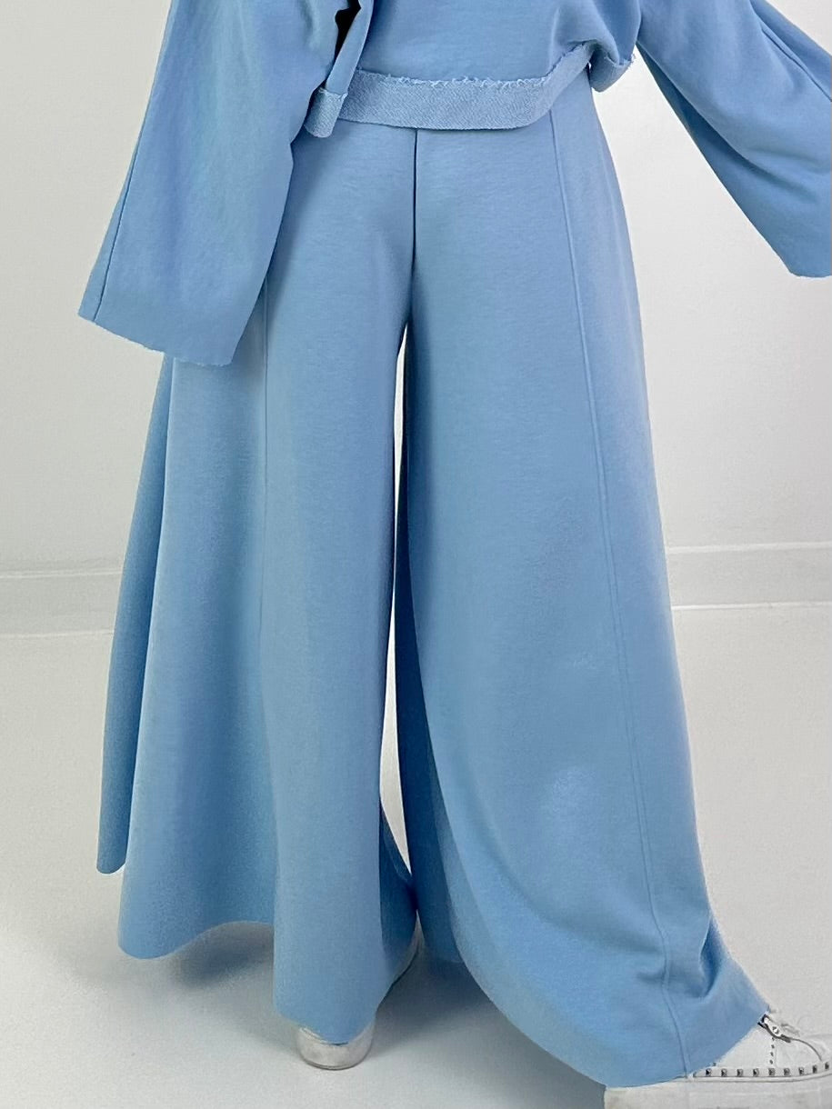 Palazzo-Hose - hellblau