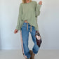 Oversized Shirt stone washed - khaki