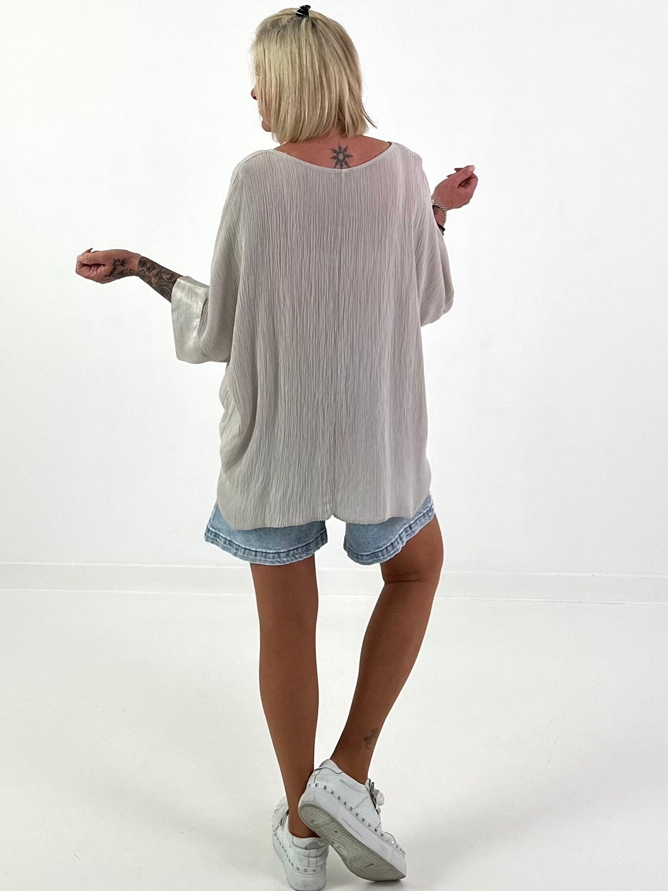 Structured shirt - beige