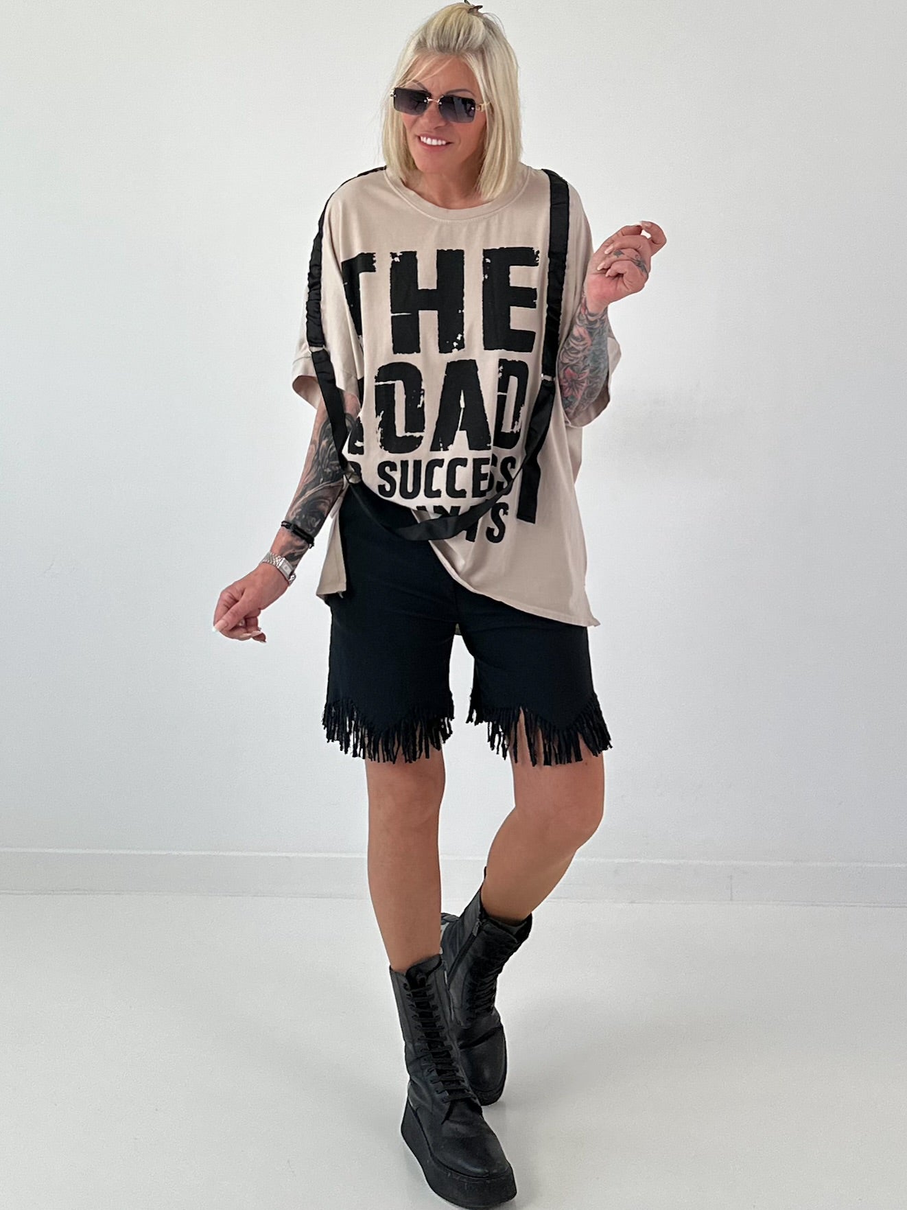 Oversized T-shirt on Tour - pink