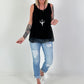 Silk top - black