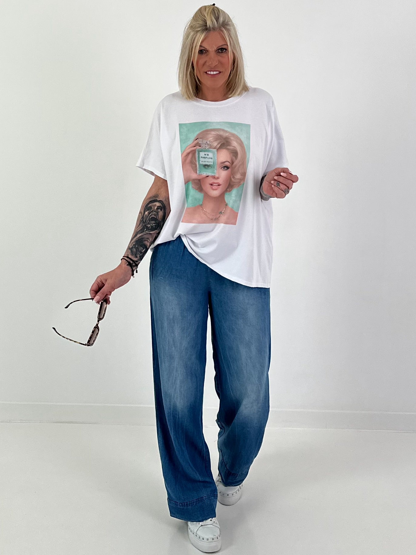 T-Shirt Perfume - white-mint