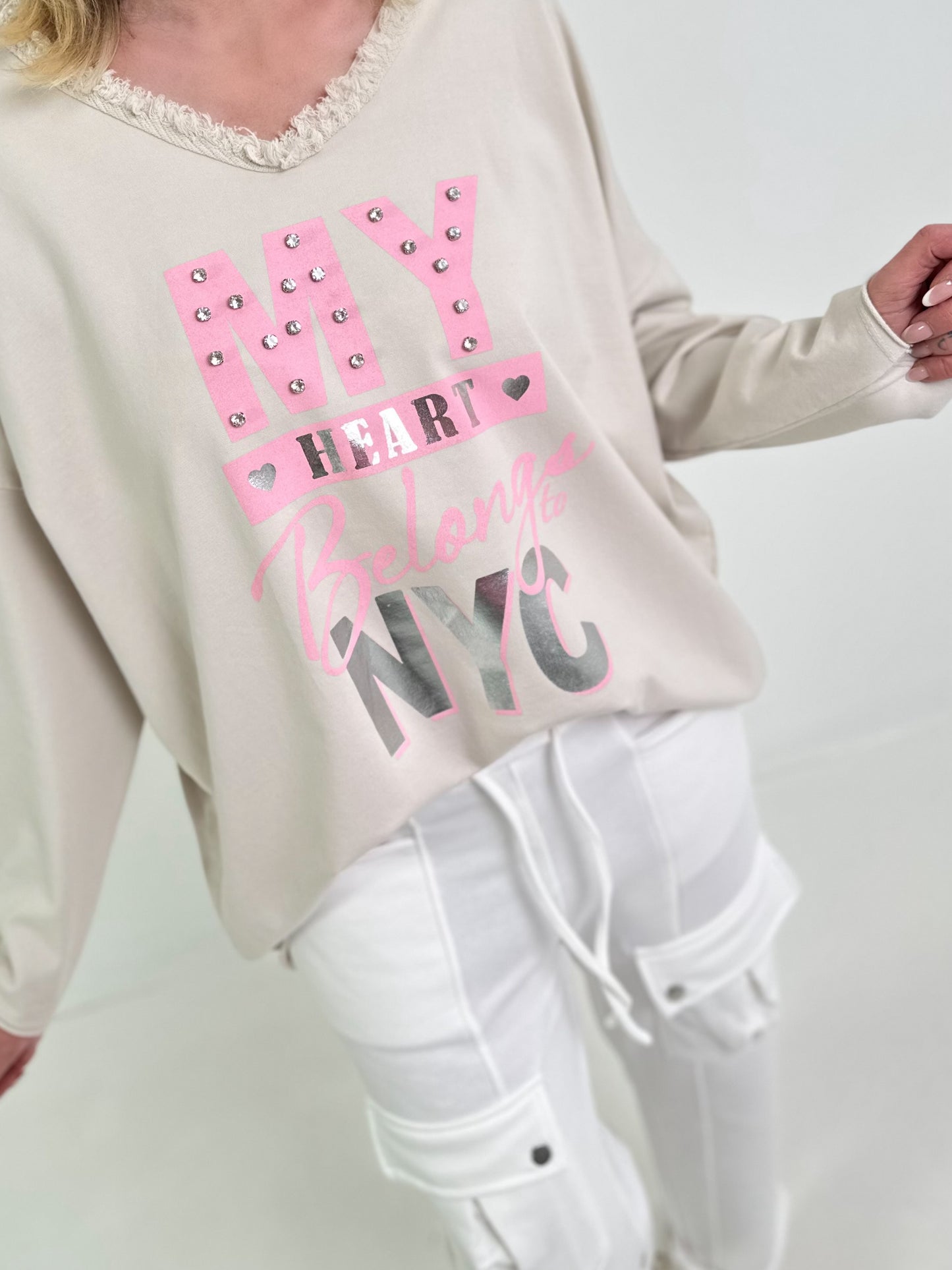 Trui Mijn Hart - beige