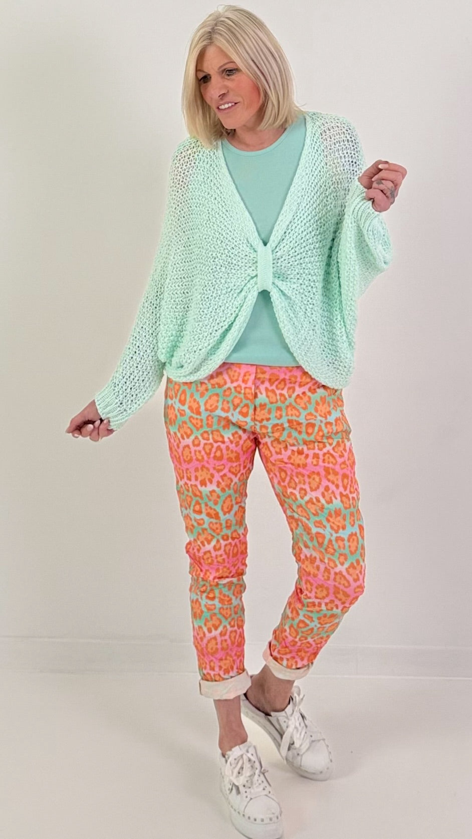 Häkelpulli 2 Looks - mint