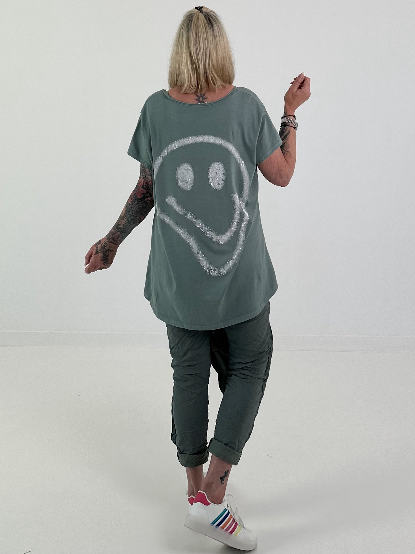 T-shirt Smile - khaki