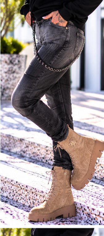 Jeans Rebel- used-black