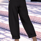 Casual Balloon Trousers - Black