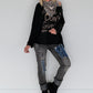 Sweater Dont Give Up - schwarz ( lieferbar ab ca. 01.09.26)