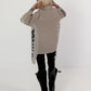 Hemdjacke in Jeansoptik - taupe