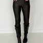 Vegane Lederleggings - mokka