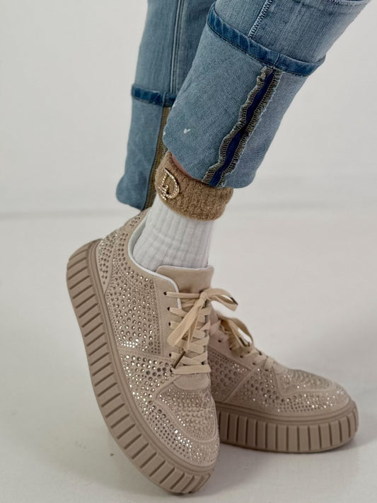 Sneaker Modell "Glow Rebel" - beige