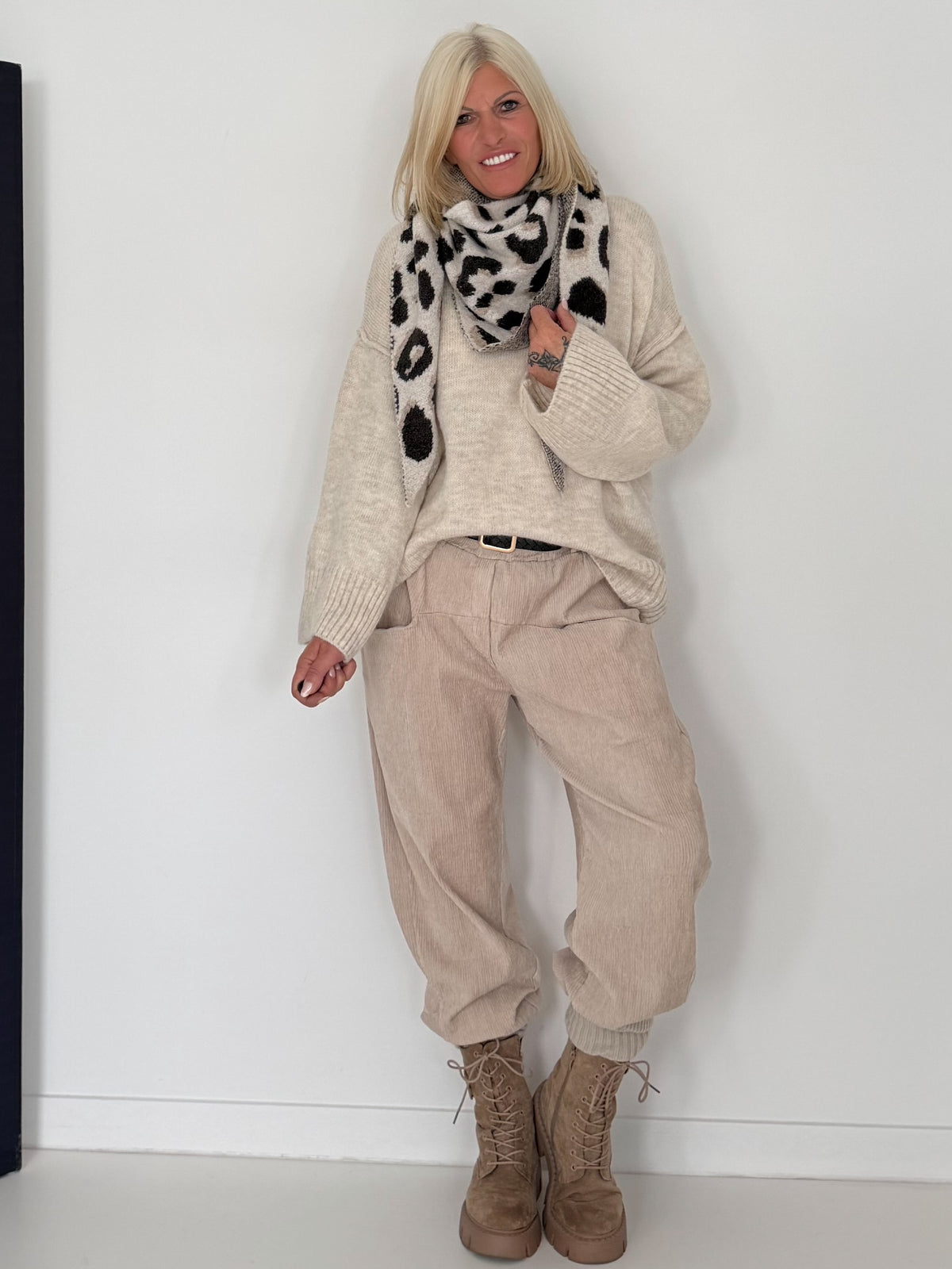 Kuscheliger Pullover - ecru