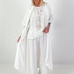 Lightweight Long Coat - White
