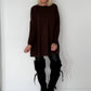 Longpullover - mokka