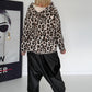 All-over leopard print hoodie - beige-leopard-multicoloured