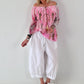 Tunika mit Print - pink - mehrfarbig