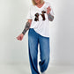 T-Shirt Dachshund - white
