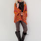 Weicher Oversized Grobstrickpullover  - mehrfarbig