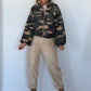 Puffy-Bomberjacke im Camouflage-Look - oliv-mehrfarbig