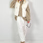 Fur vest model "Perfect Plush" - white