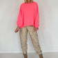 Oversized Sweater Copenhagen - neon pink