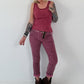 Ripp Tank Top  stone washed - berry