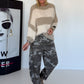 Snuggly sweater with stripes - beige-taupe