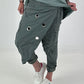 Stylische Hose im Knit-Look - khaki