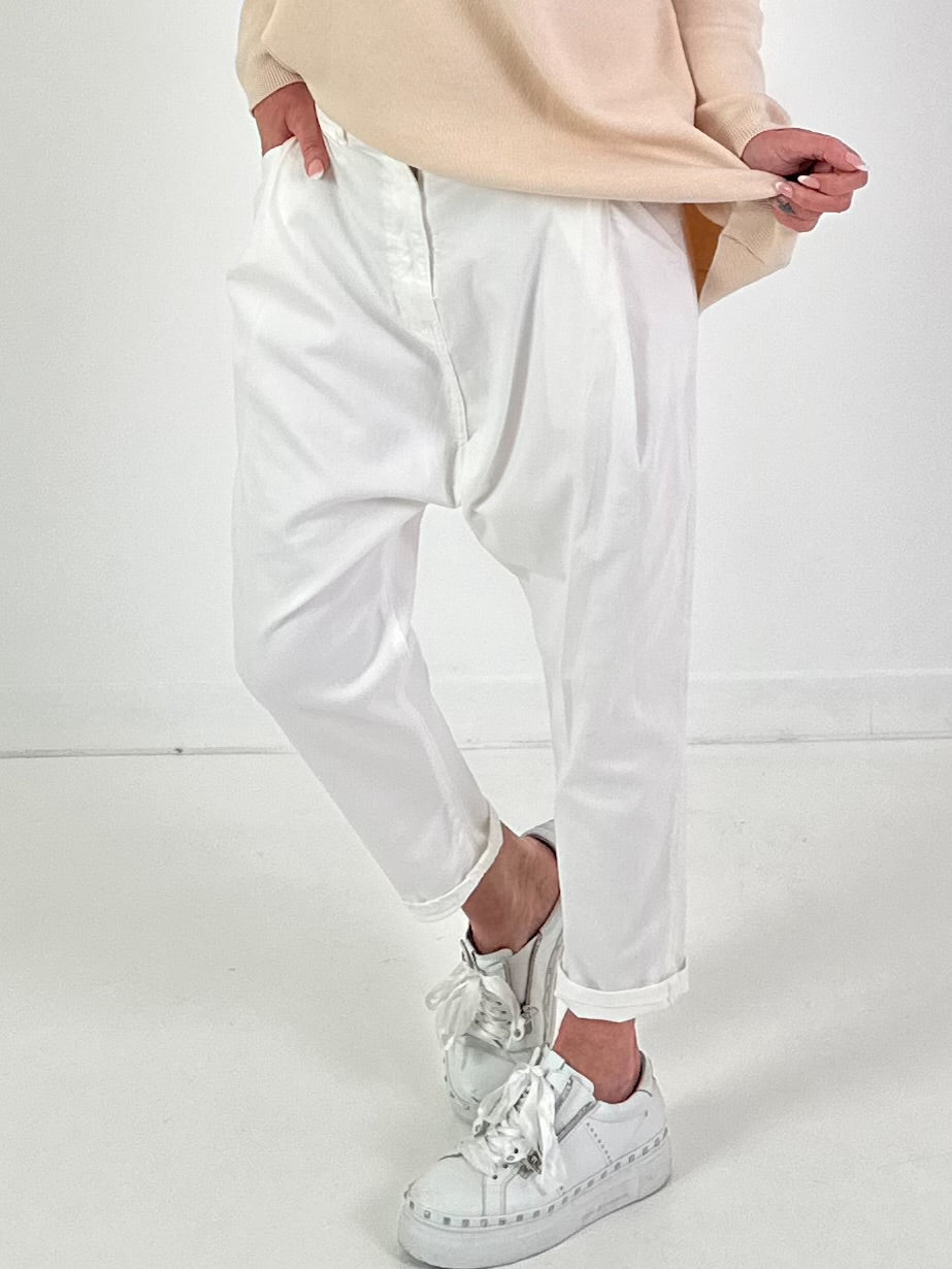 Jeans Baggy Modell "Flow Motion" - weiss