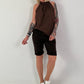 Neckholder Top -schoko