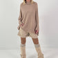 Oversized trui model “Relaxed Chic” - beige