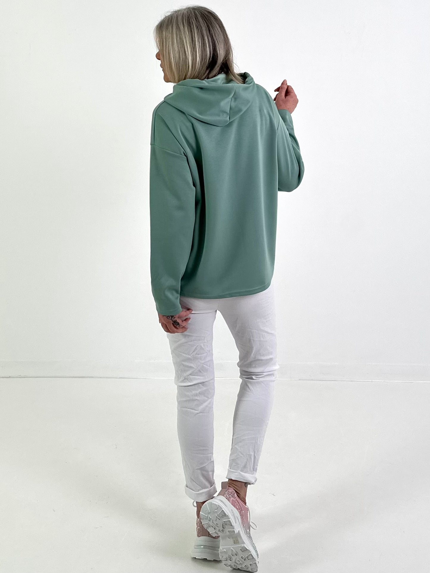 Hoodie Modell "Moin" - salbei