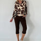 Capri pants - mocha