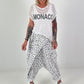 Mesh shirt Monaco - white-grey